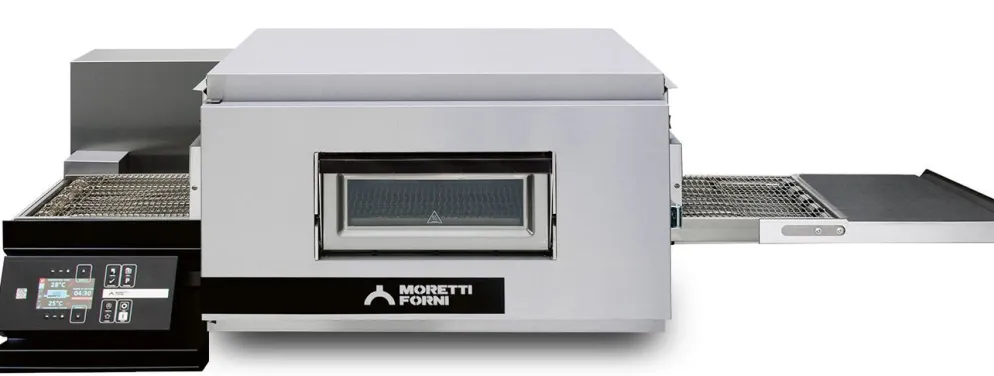 MORETTI Elektro Durchlauf-Pizzaofen T75E, 500mm Bandbreite