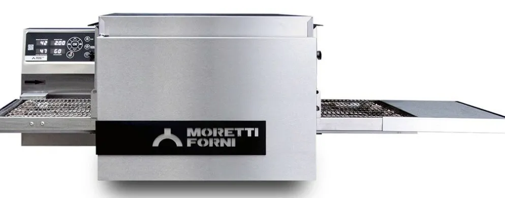 MORETTI Gas Durchlauf-Pizzaofen T64G, 406mm Bandbreite