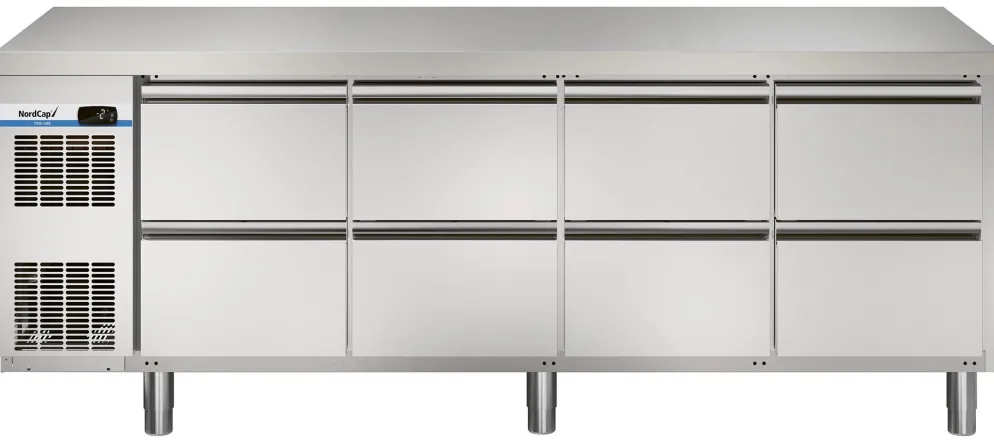 NordCap COOL-LINE Kühltisch (4 Abteile) KT-CL 2149 8Z