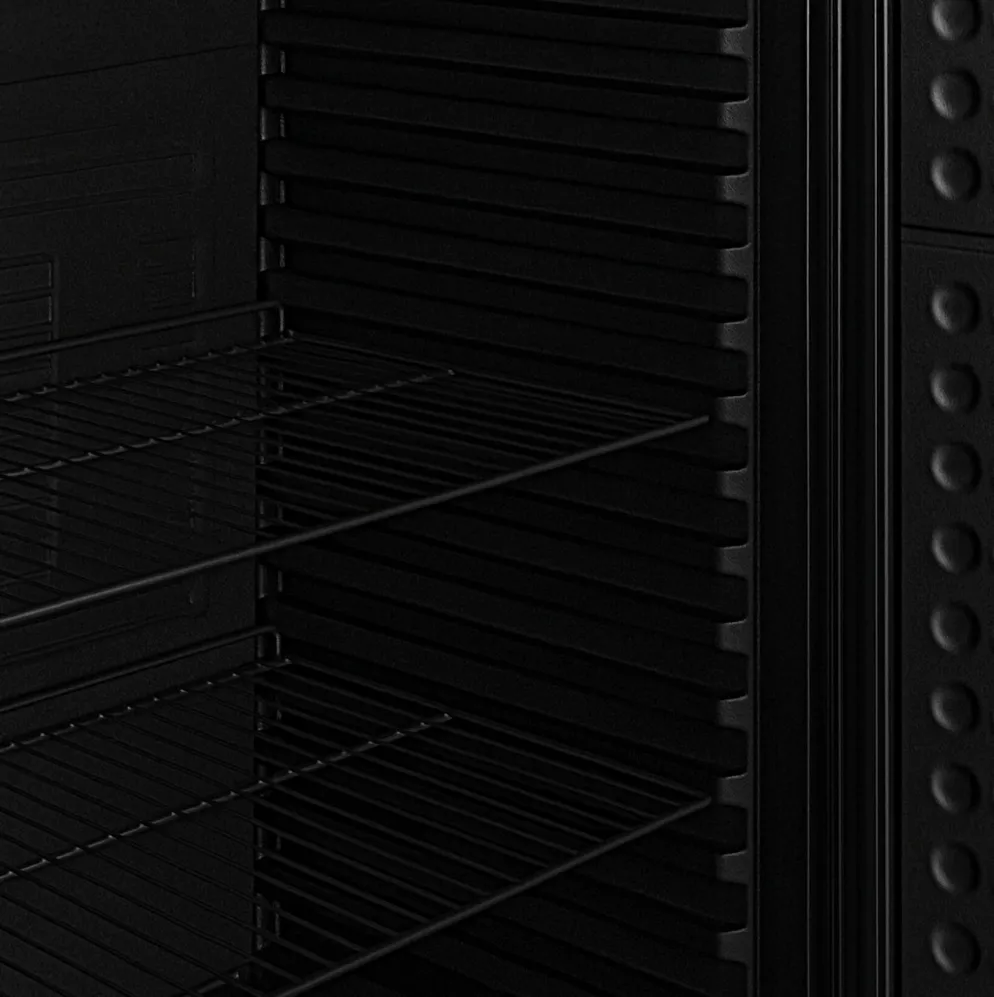 NordCap COOL-LINE Tiefkühlschrank TKU 400 BLACK