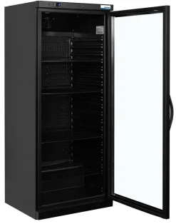 NordCap COOL-LINE Umluft-Gewerbekühlschrank UKS 620-G BLACK