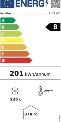 NORDCAP Energiespar-Tiefkühltruhe EL 21 XLE
