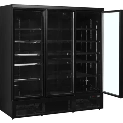 NORDCAP Glastürkühlschrank ATOM MAXI KS 3T-BB