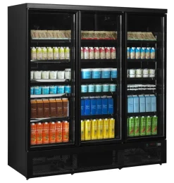 NORDCAP Glastürkühlschrank ATOM MAXI KS 3T-BB
