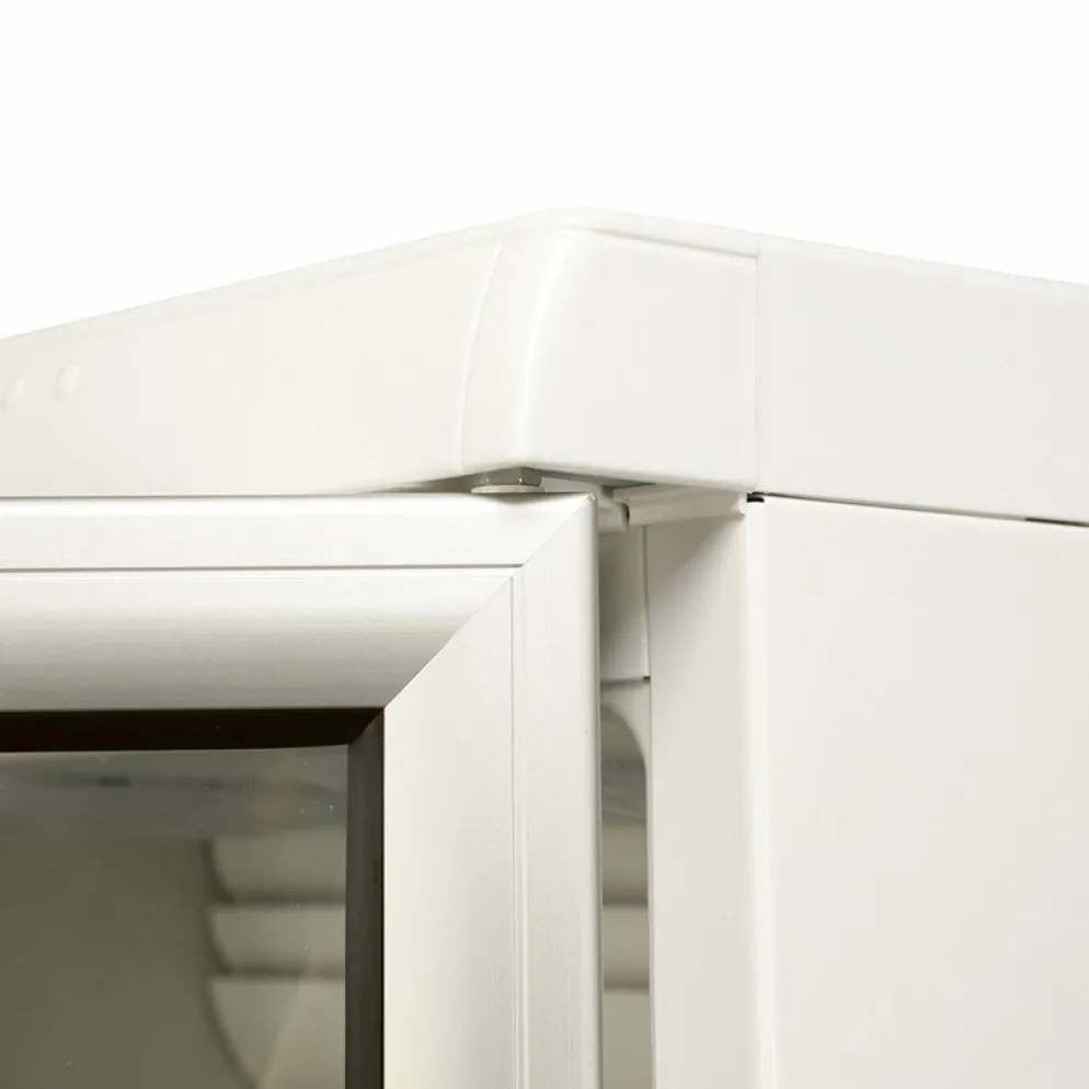 NordCap Glastür-Kühlschrank CD 350-2, 350L, 600x600x1730mm