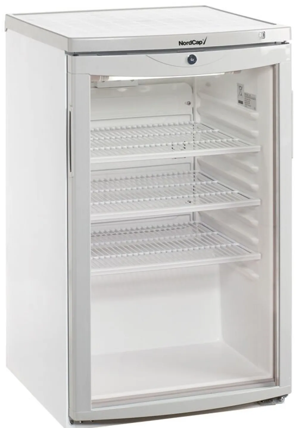 NORDCAP Glastürkühlschrank KU 120 G