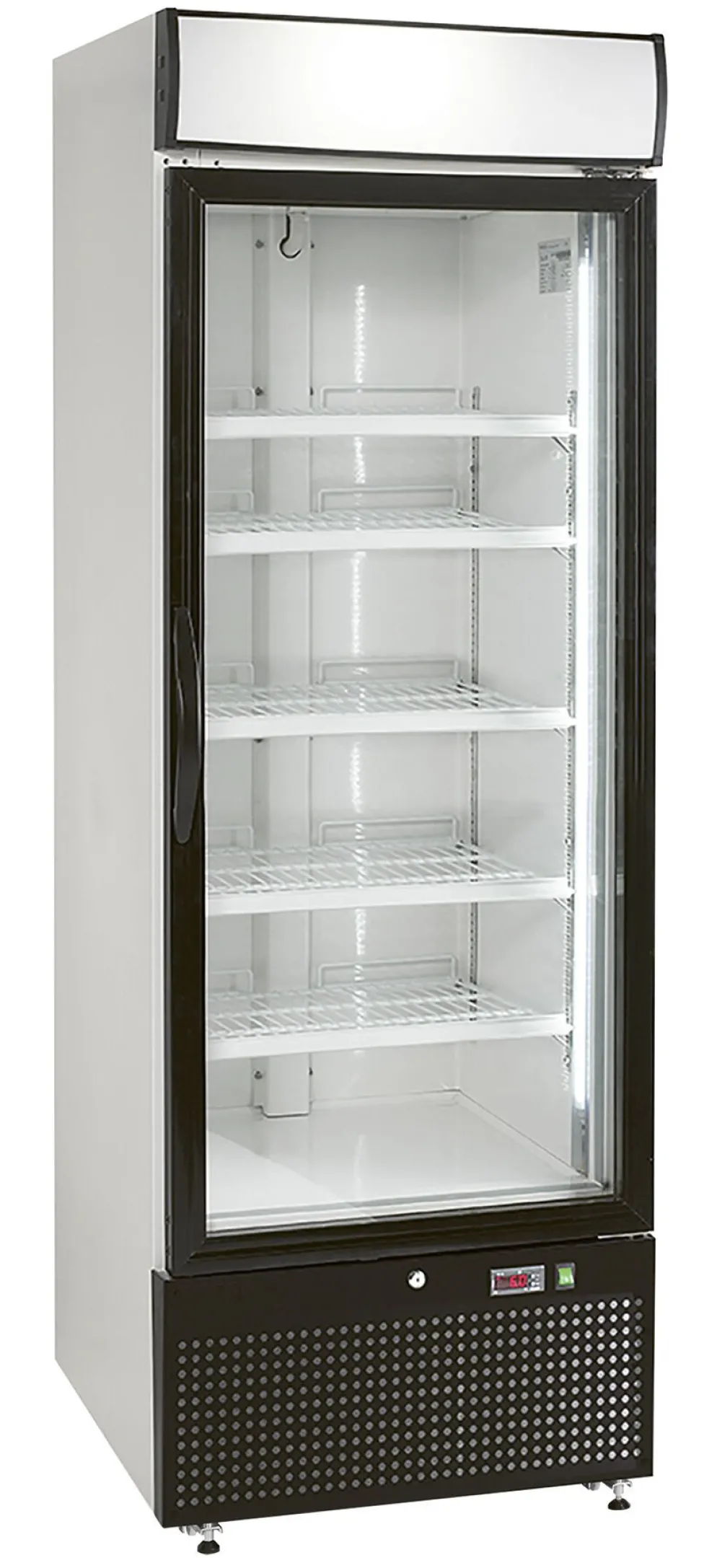 NORDCAP Glastürtiefkühlschrank TKU 440 G-LED