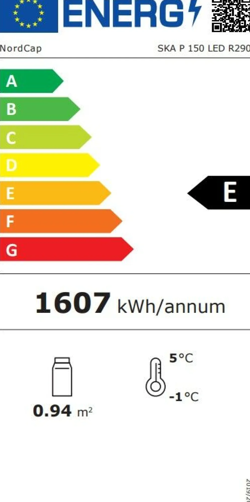 NordCap Impuls-Kühlinsel SKA 150, Umluft Breite 1500mm