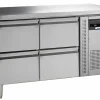 NordCap Kühltisch KTM2, 4 Schubladen 1/2GN, 1355x700x860mm