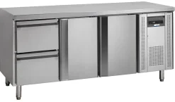 NordCap Kühltisch KTM3, 2 Schubladen 1/2GN, 2 Türen, 1795x700x860mm