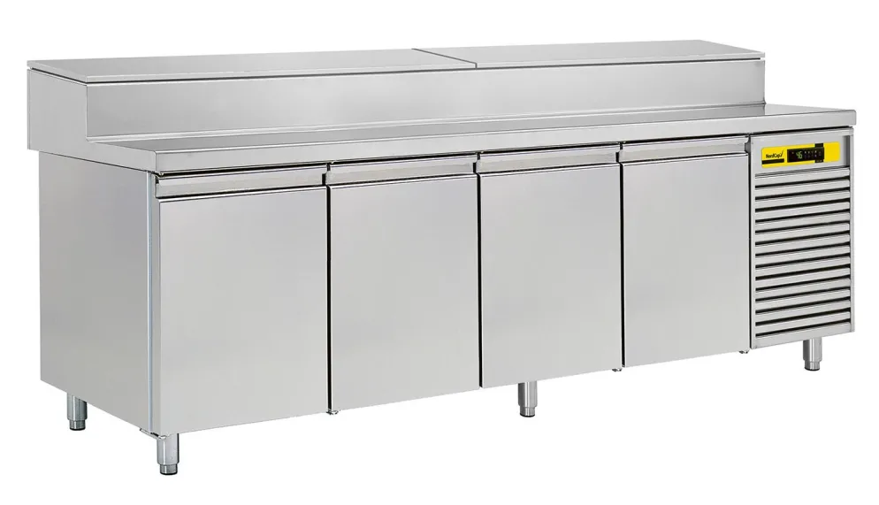 NORDCAP Pizza-Belegstation APKTM 4T, EN 600x400mm, Breite 2560mm
