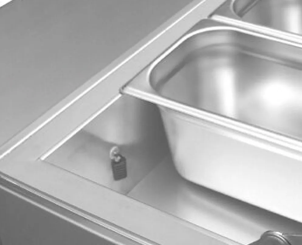 NORDCAP Pizza-Belegstation APKTM 3T, EN 600x400mm, Breite 2020mm