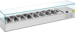 NORDCAP Pizzakühltisch-Aufsatz A2020 für 8x GN1/3, Breite 2020mm
