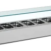 NORDCAP Pizzakühltisch-Aufsatz A2020 für 9x GN1/4, Breite 2020mm