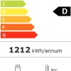 NORDCAP Umluft Glastür Gewerbekühlschrank KU 891 G-SD, Breite 890mm