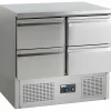 NordCap Universalkühltisch KT 9 4Z, 4x 1/2 Schubladen für GN 1/1