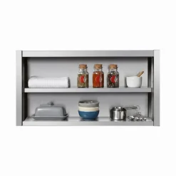 Offener Wandhängeschrank mit Zwischenboden, Breite 600 mm
