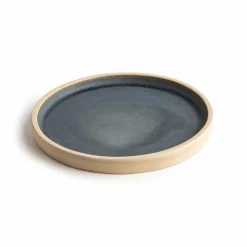 Olympia Canvas flacher runder Teller granit-blau Ø-18cm (6 Stück)