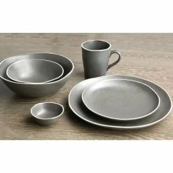 Olympia Chia tiefe Schalen grau 21cm (6 Stück)