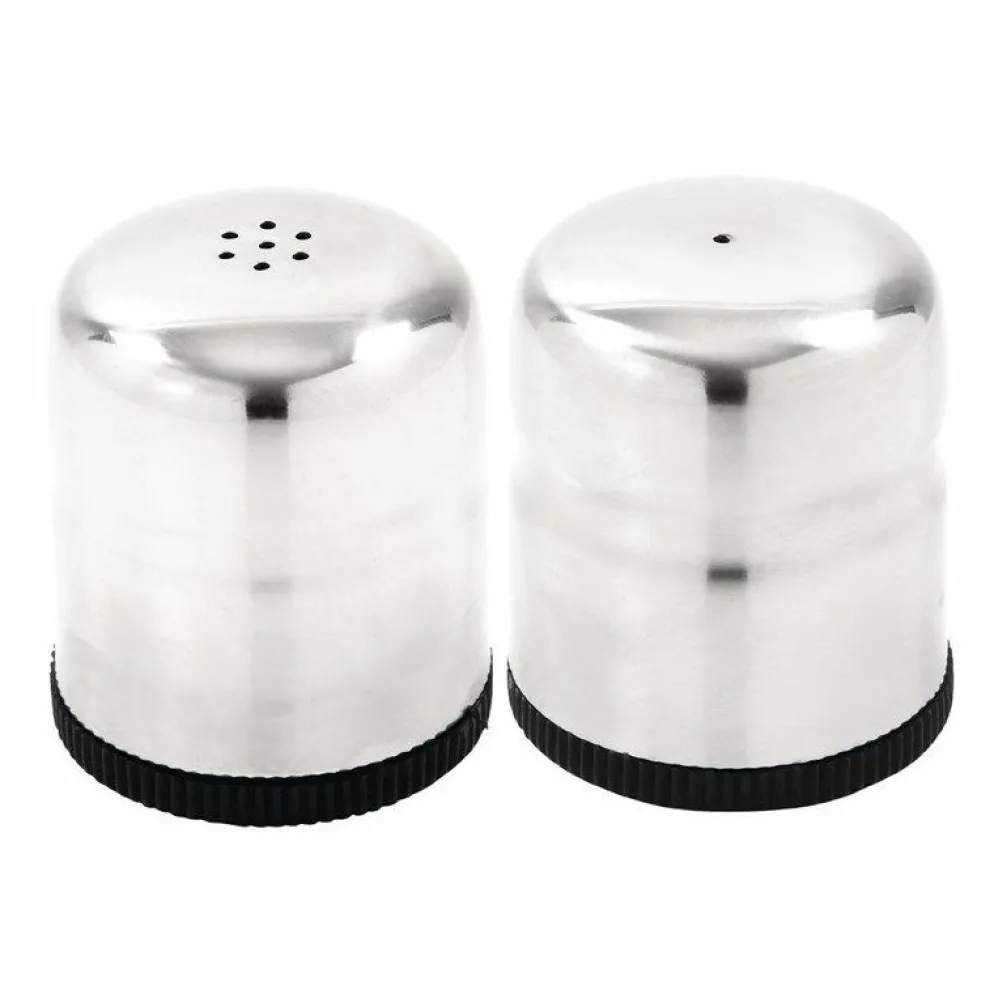 Olympia Edelstahl Salz- und Pfefferstreuer mini 5cl