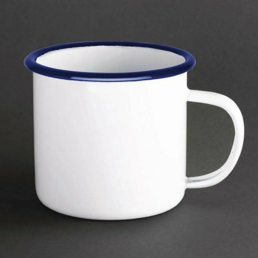 Olympia Enamel Henkelbecher 35cl (6 Stück)