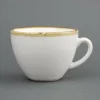 Olympia Kiln Cappuccinotassen Kreideweiß 23cl (6 Stück)