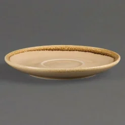 Olympia Kiln Cappuccino Untertasse Sandstein 14cm (6 Stück)