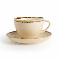 Olympia Kiln Cappuccino Untertasse Sandstein 16cm (6 Stück)