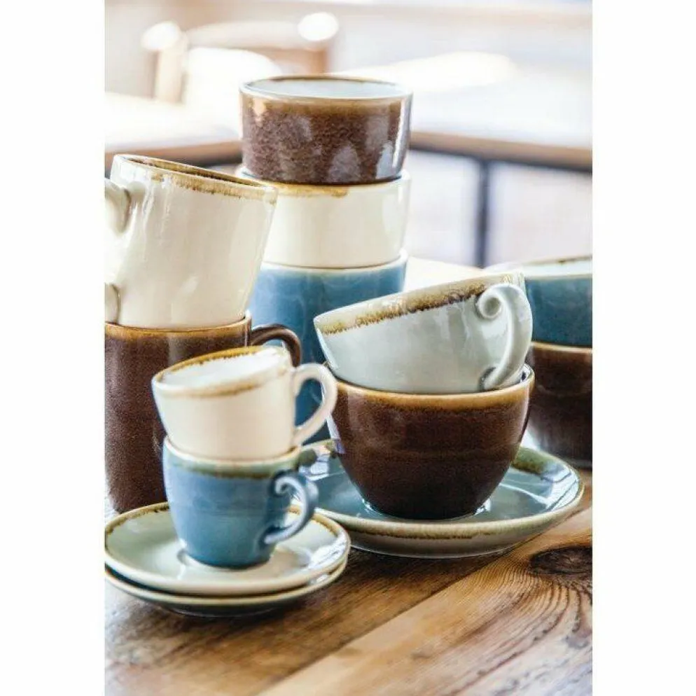 Olympia Kiln Kaffeebecher Sandstein 340ml (6 Stück)