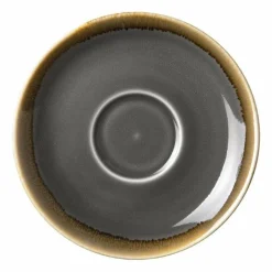 Olympia Kiln Untertassen Rauch 14cm (6 Stück)
