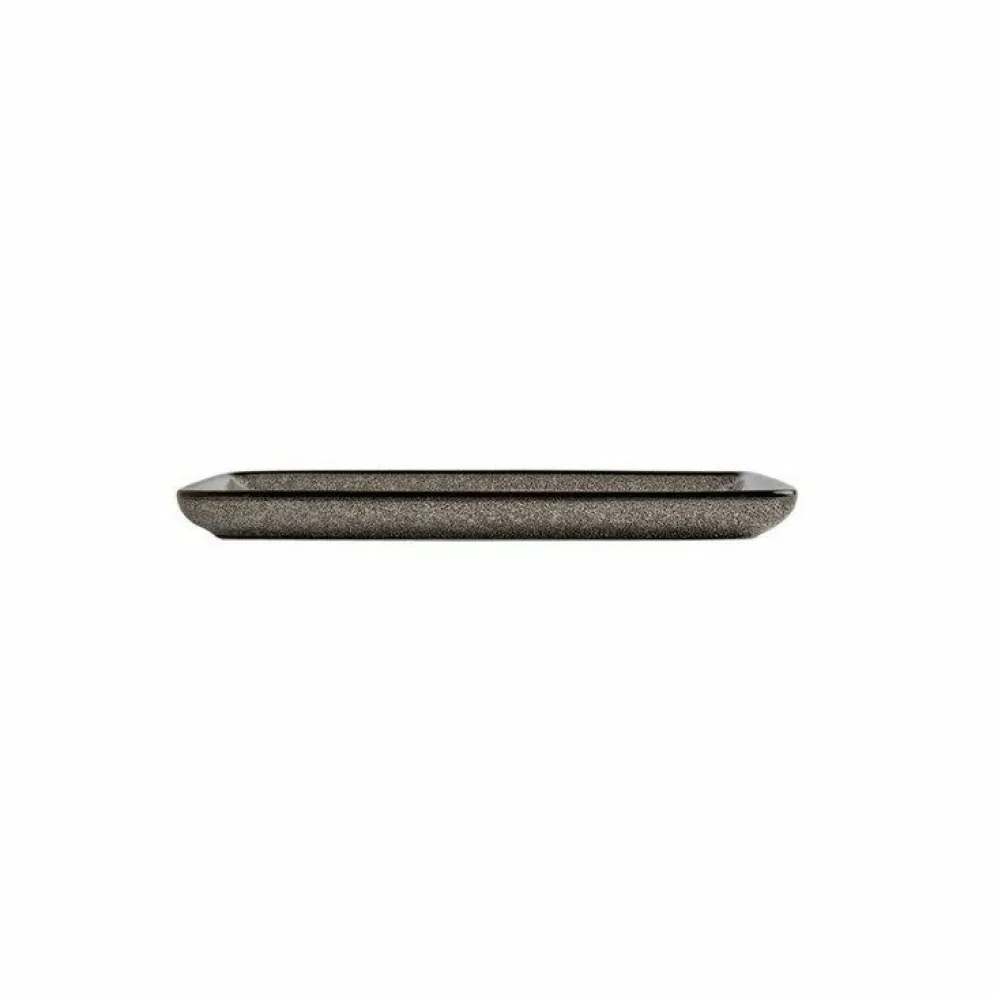 Olympia Mineral rechteckige Teller 33,5 x 16cm, Porzellan (4 Stück)