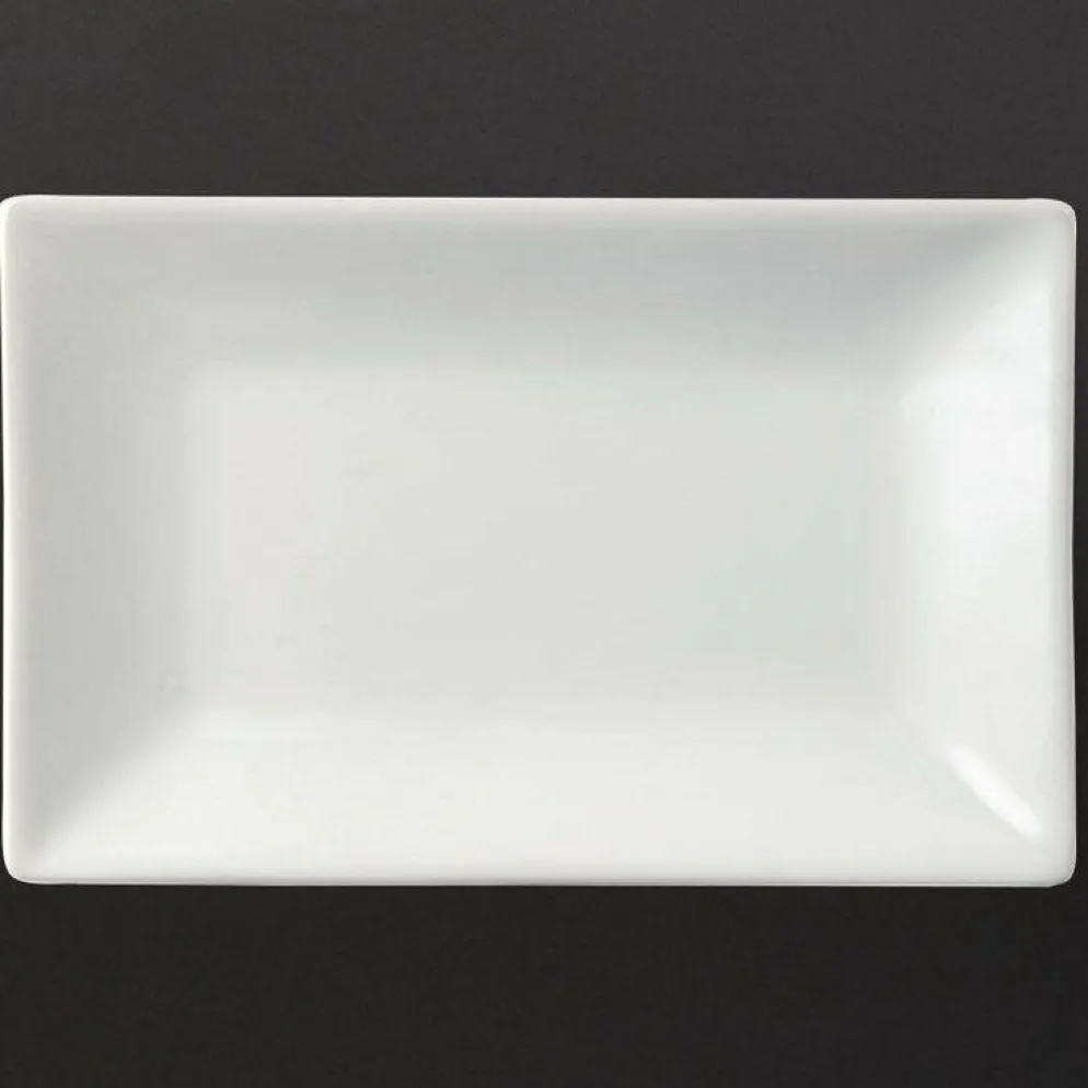 Olympia rechteckige Servierplatte 20cm (6 Stück)