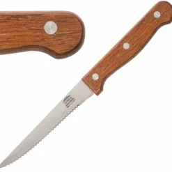Olympia Steakmesser mit Holzgriff, 11,5cm (12 Stück)