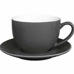 Olympia Untertasse grau (12 Stück)