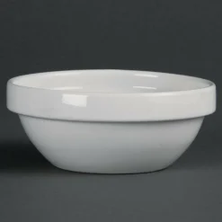 Olympia weiß stabelbare Schüssel 11cm (12 Stück)