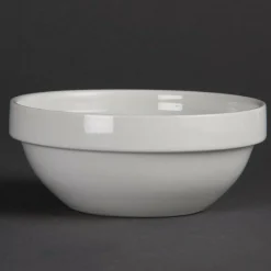 Olympia weiß stabelbare Schüssel 13cm (12 Stück)