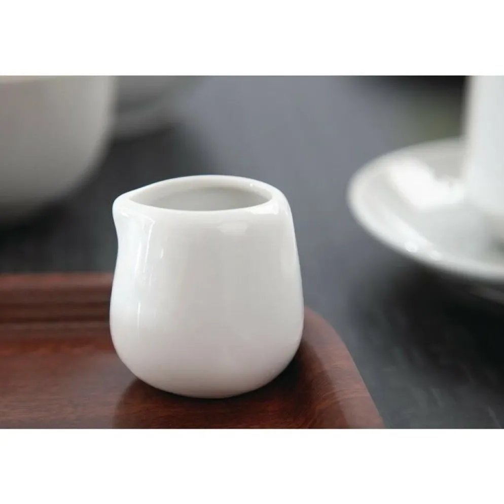 Olympia Whiteware Milchkännchen 8,5cl (12 Stück)