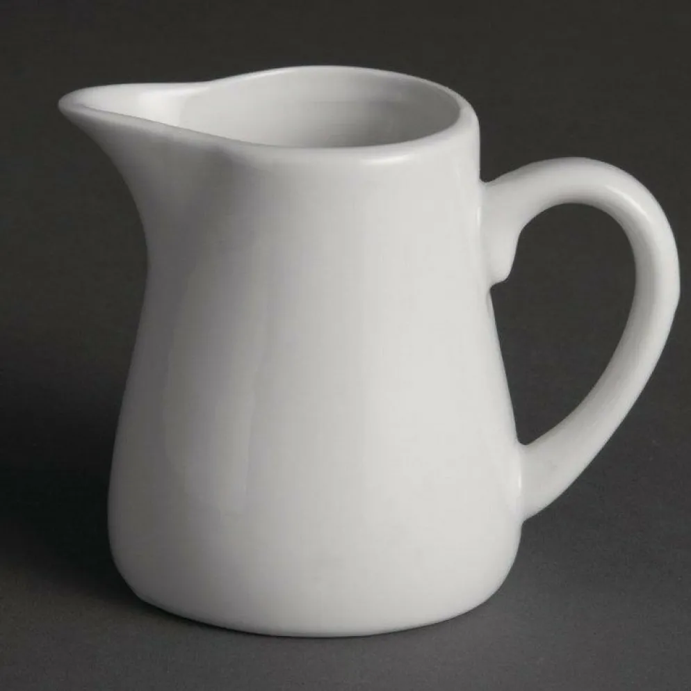 Olympia Whiteware Milchkännchen mit Henkel 17cl (6 Stück)