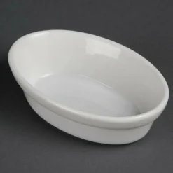 Olympia Whiteware ovale Schale 16cm (6 Stück)