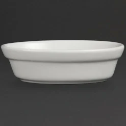 Olympia Whiteware ovale Schale 14,5cm (6 Stück)