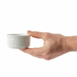 Olympia Whiteware stapelbare Auflaufförmchen 8,5cm