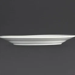 Olympia Whiteware Teller mit breitem Rand 20cm (12 Stück)