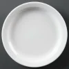 Olympia Whiteware Teller mit schmalem Rand 15cm (12 Stück)