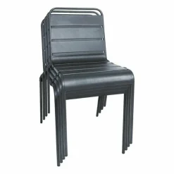 Outdoor Stuhl KRISTA 210ST Grau, Metall