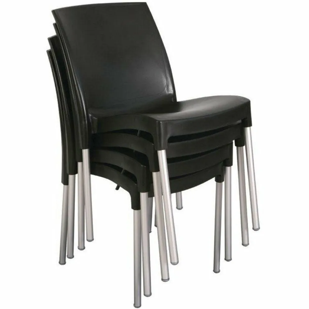 Outdoor Stuhl KRISTA 180ST Schwarz