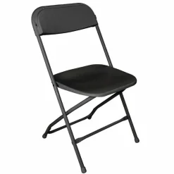 Outdoor Stuhl KRISTA 205ST Schwarz, Klappbar