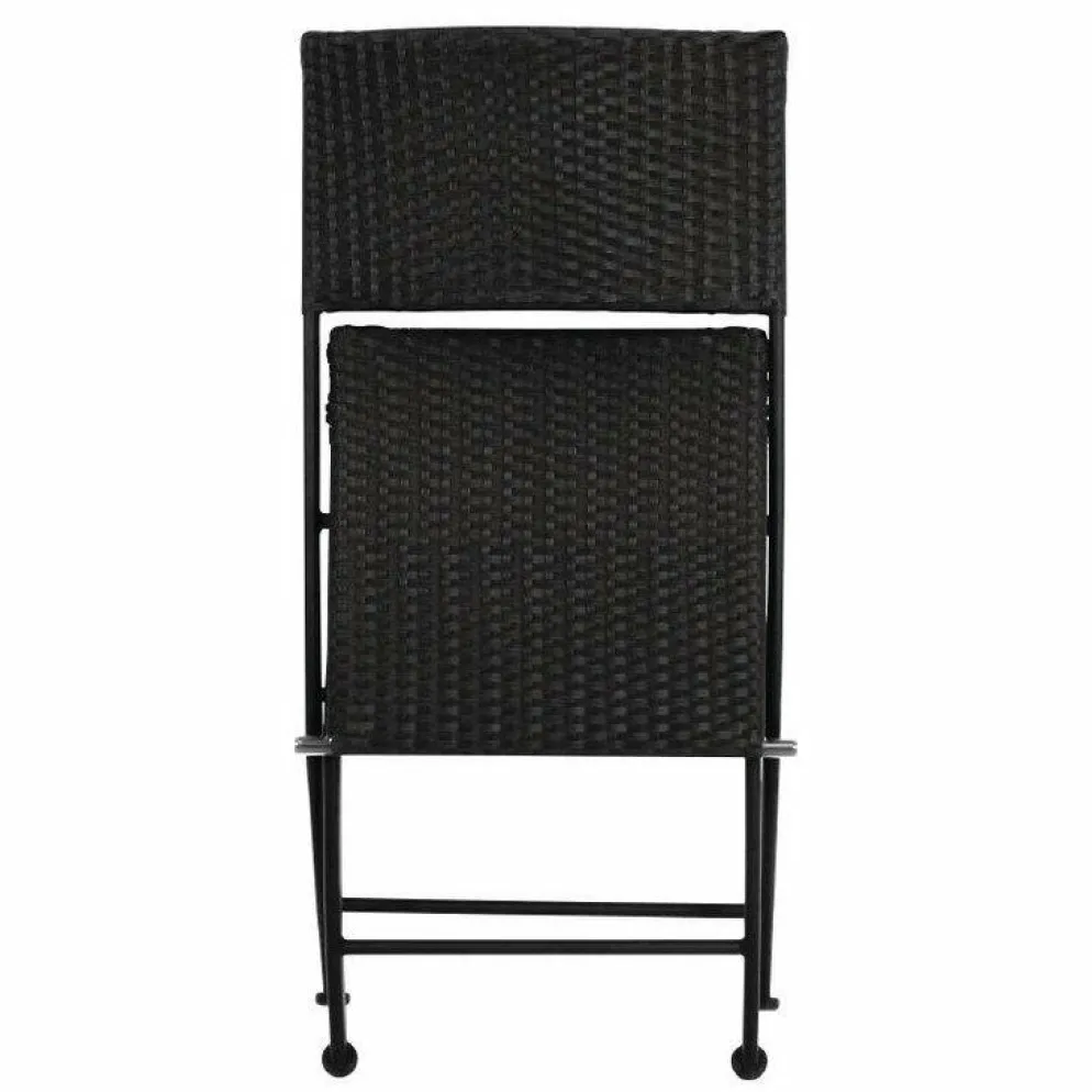 Outdoor Stuhl KRISTA 155ST Schwarz, Klappbar