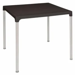 Outdoor Tisch KRISTA 185 eckig Schwarz, 75x75x72cm