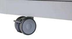 Panoramavitrine Snelle 360 Q LED lichtgrau mit 5 Glasablagen