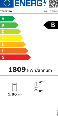 Panoramavitrine Snelle 360 R LED anthrazit